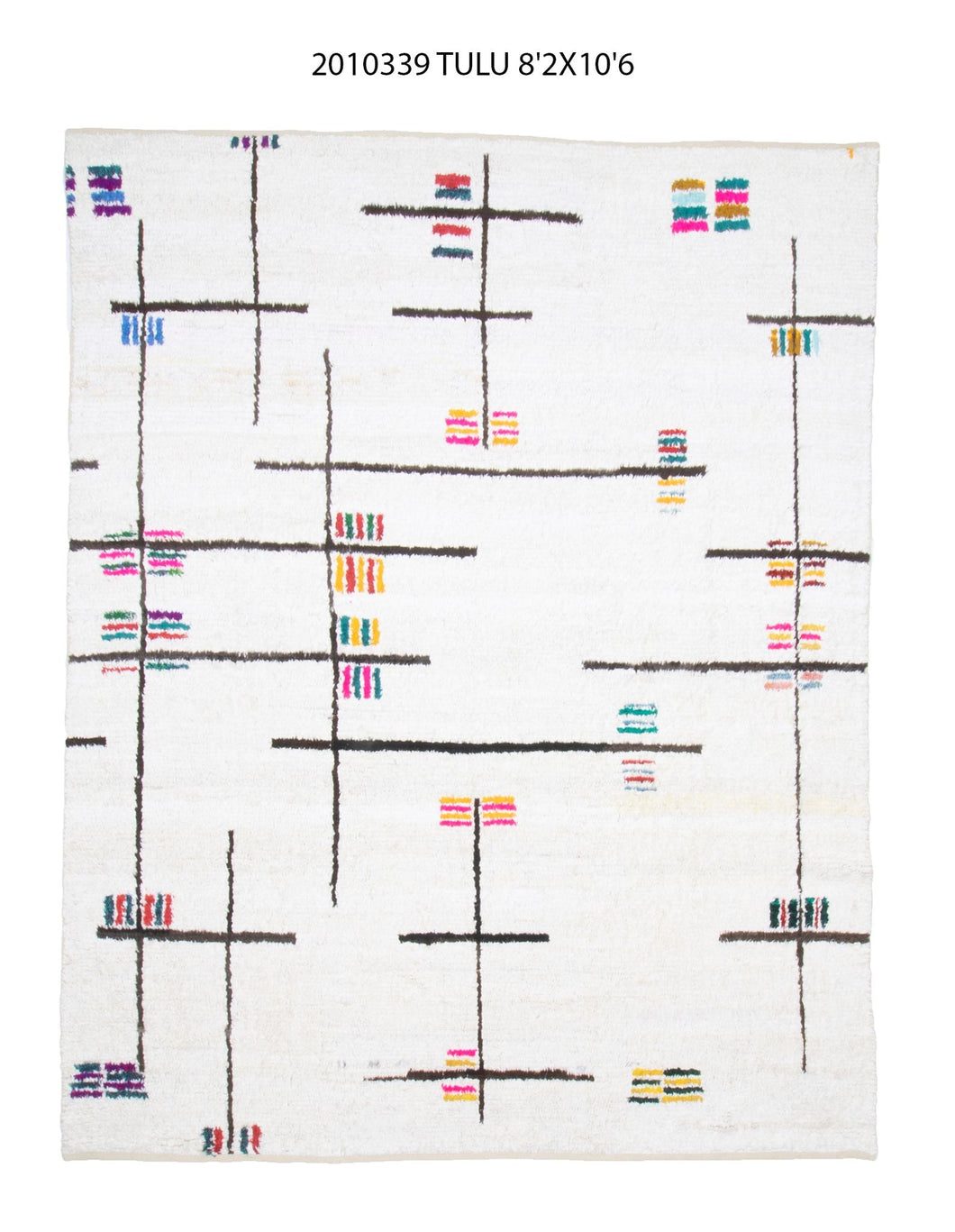 8x11 Modern Tulu Area Rug