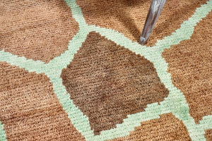 8x11 Modern Tulu Turkish Area Rug