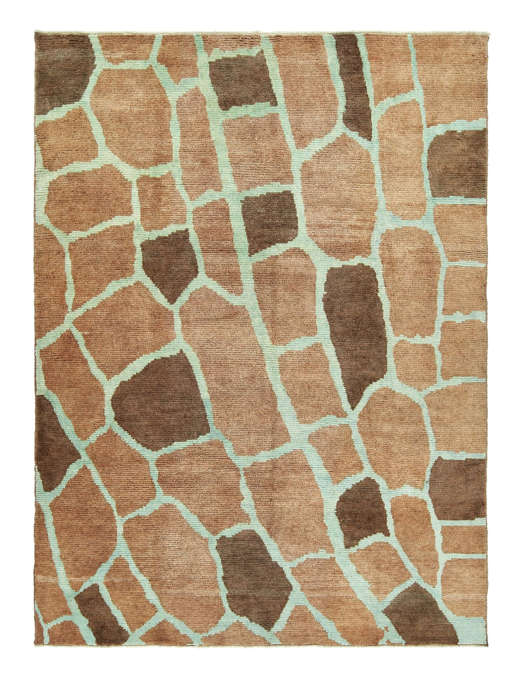 8x11 Modern Tulu Turkish Area Rug