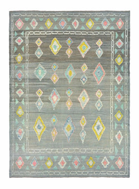 8x11 Modern Turkish Area Rug