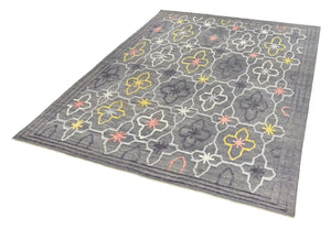 8x12 Colorful Modern Turkish Area Rug