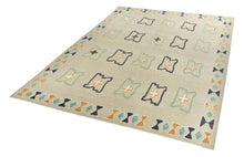 8x12 Colorful Modern Turkish Area Rug