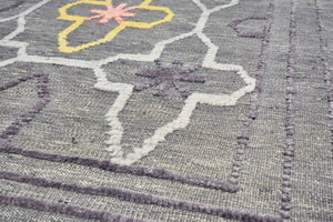 8x12 Colorful Modern Turkish Area Rug