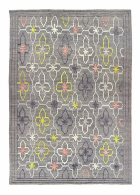 8x12 Colorful Modern Turkish Area Rug