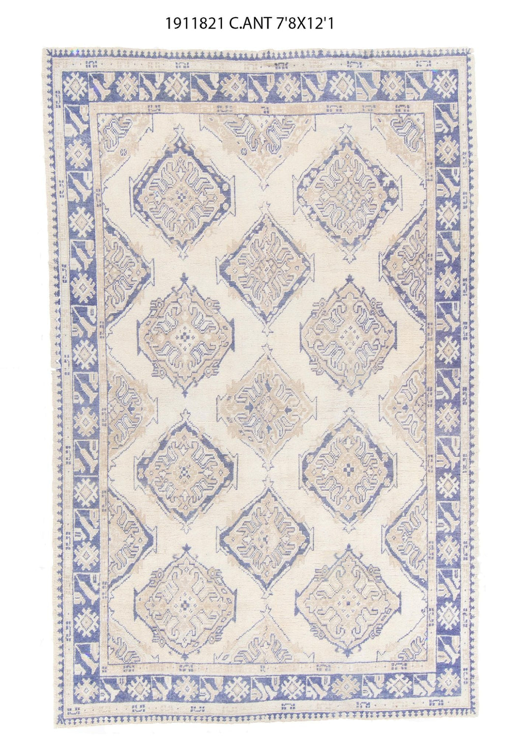 8x12 Old & Vintage Turkish Area Rug