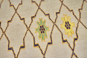 8x13 Colorful Modern Turkish Area Rug