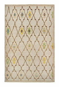 8x13 Colorful Modern Turkish Area Rug