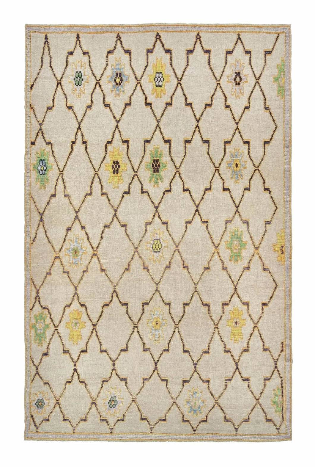8x13 Colorful Modern Turkish Area Rug