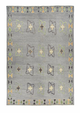 8x13 Colorful Modern Turkish Area Rug