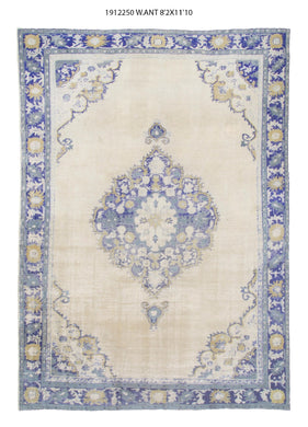 8x15 Old & Vintage Tukish Area Rug