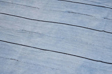 8x7 Blue Vintage Turkish Area Rug