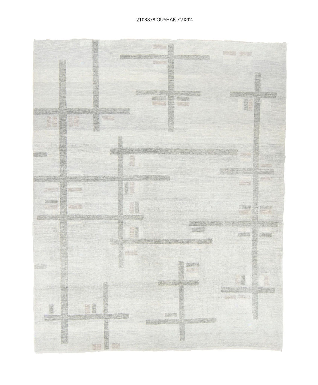8x9 Modern Oushak Area Rug