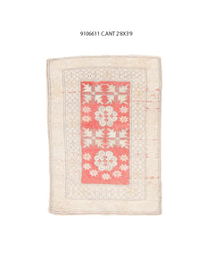 3x4 Old & Vintage Tukish Area Rug