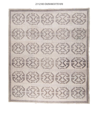 9x10 Modern Oushak Area Rug
