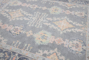 9x11 Modern Oushak Area Rug