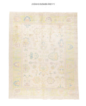 9x11 Modern Oushak Area Rug