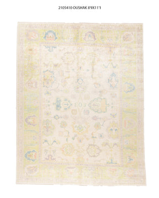 9x11 Modern Oushak Area Rug