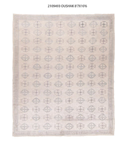 9x11 Modern Oushak Area Rug