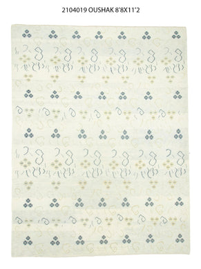 9x11 Modern Oushak Area Rug