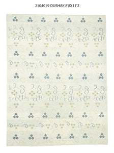 9x11 Modern Oushak Area Rug