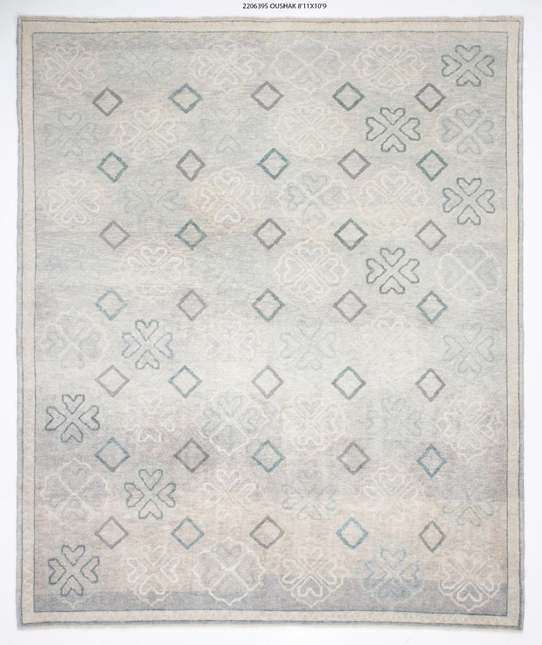9x11 Modern Oushak Area Rug
