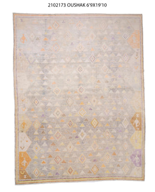 9x12 Colorful Modern Oushak Area Rug