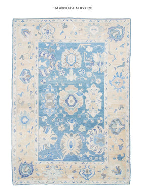 9x12 Colorful Modern Oushak Area Rug