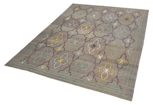 9x12 Colorful Modern Turkish Area Rug