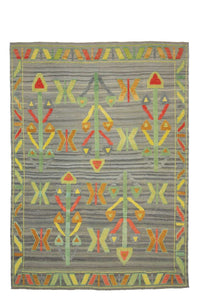 9x12 Colorful Modern Turkish Area Rug