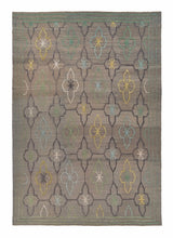 9x12 Colorful Modern Turkish Area Rug
