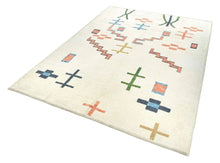 9x12 Colorful Modern Turkish Tulu Area Rug