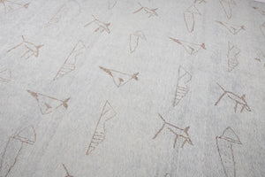9x12 Modern Oushak Area Rug