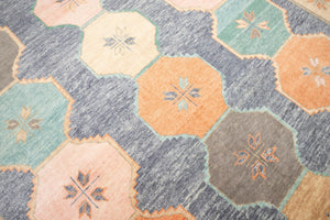 9x12 Modern Oushak Area Rug
