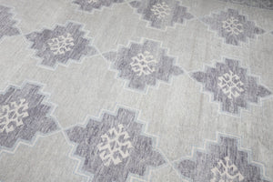 9x12 Modern Oushak Area Rug