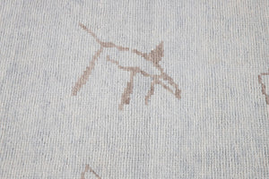 9x12 Modern Oushak Area Rug
