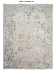 9x12 Modern Oushak Area Rug