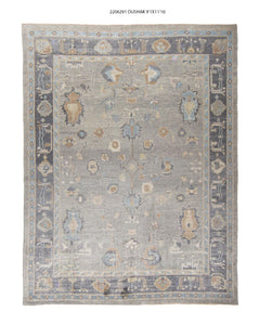 9x12 Modern Oushak Area Rug