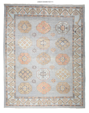 9x12 Modern Oushak Area Rug