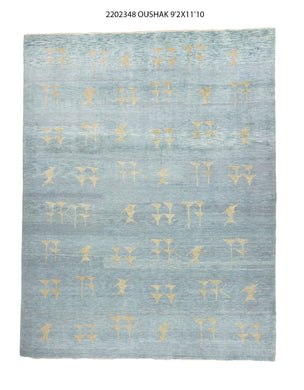 9x12 Modern Oushak Area Rug