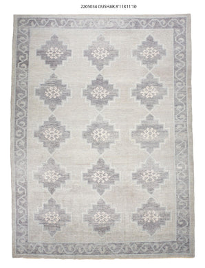 9x12 Modern Oushak Area Rug