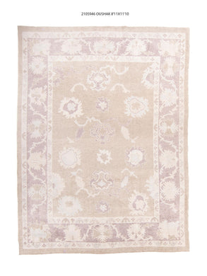 9x12 Modern Oushak Area Rug