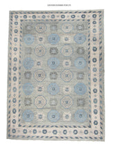 9x12 Modern Oushak Area Rug