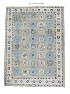 9x12 Modern Oushak Area Rug
