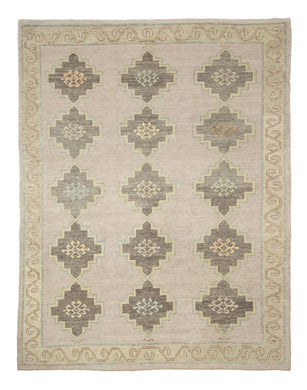 9x12 Modern Oushak Area Rug