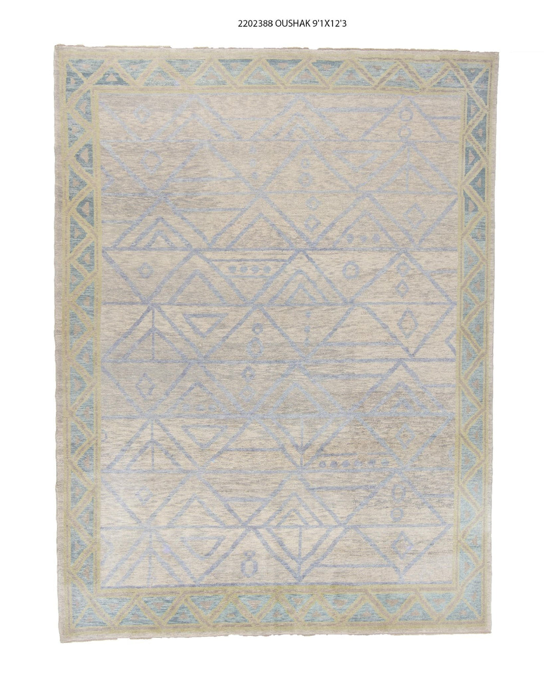 9x12 Modern Oushak Area Rug