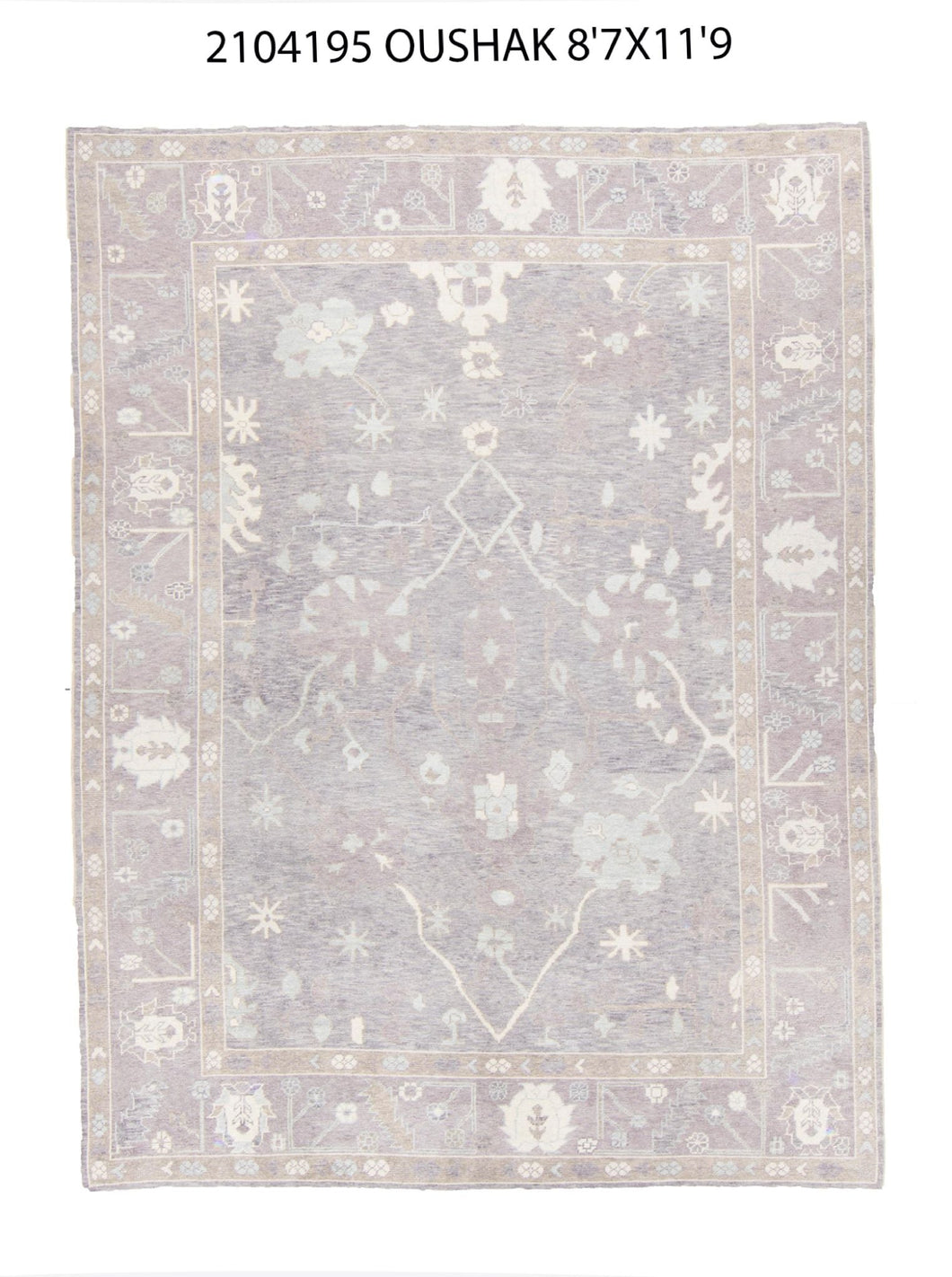 9x12 Modern Oushak Area Rug