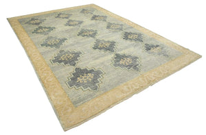9x12 Modern Turkish Oushak Area Rug