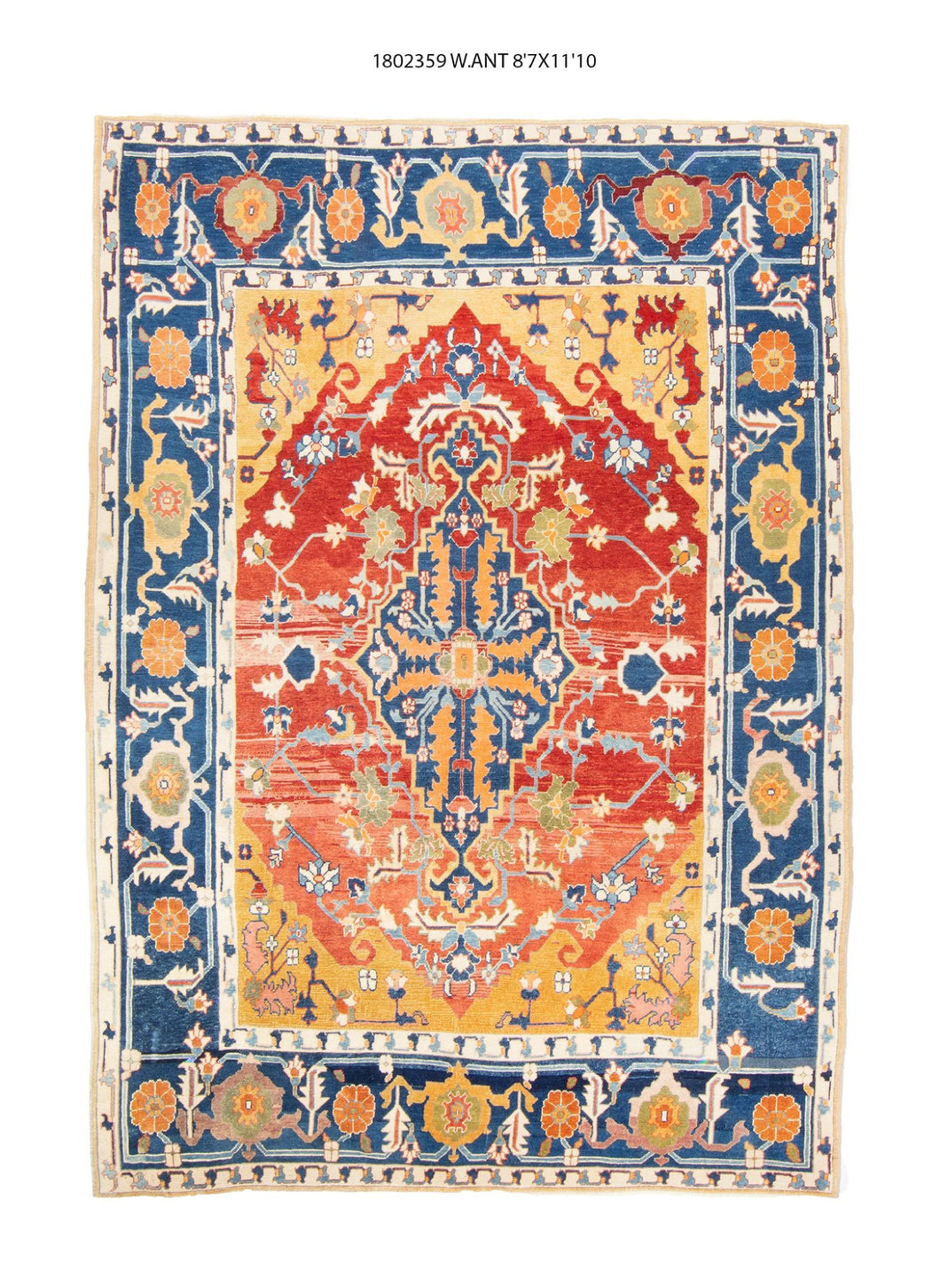 9x12 Old & Vintage Turkish Area Rug
