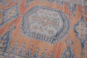 9x12 Old & Vintage Turkish Area Runner Rug