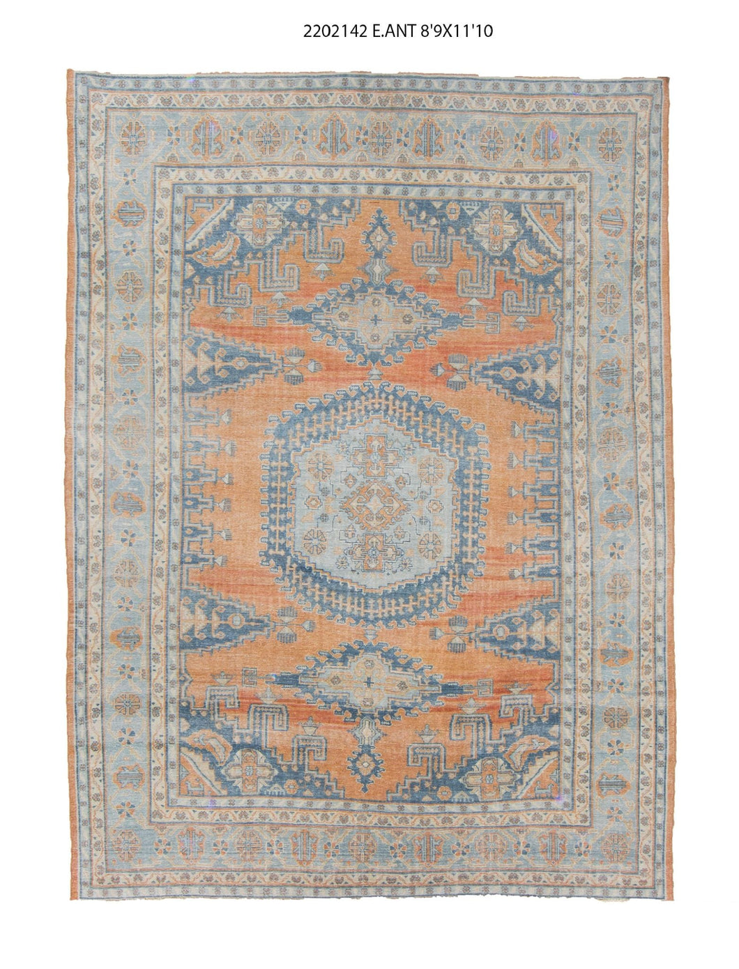 9x12 Old & Vintage Turkish Area Runner Rug